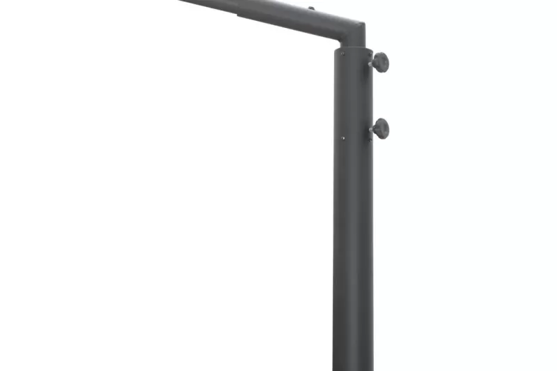 Ombrelone Premium Lateral Giratório em Alumínio 2,5m x 2,5m | Armação Quadrada